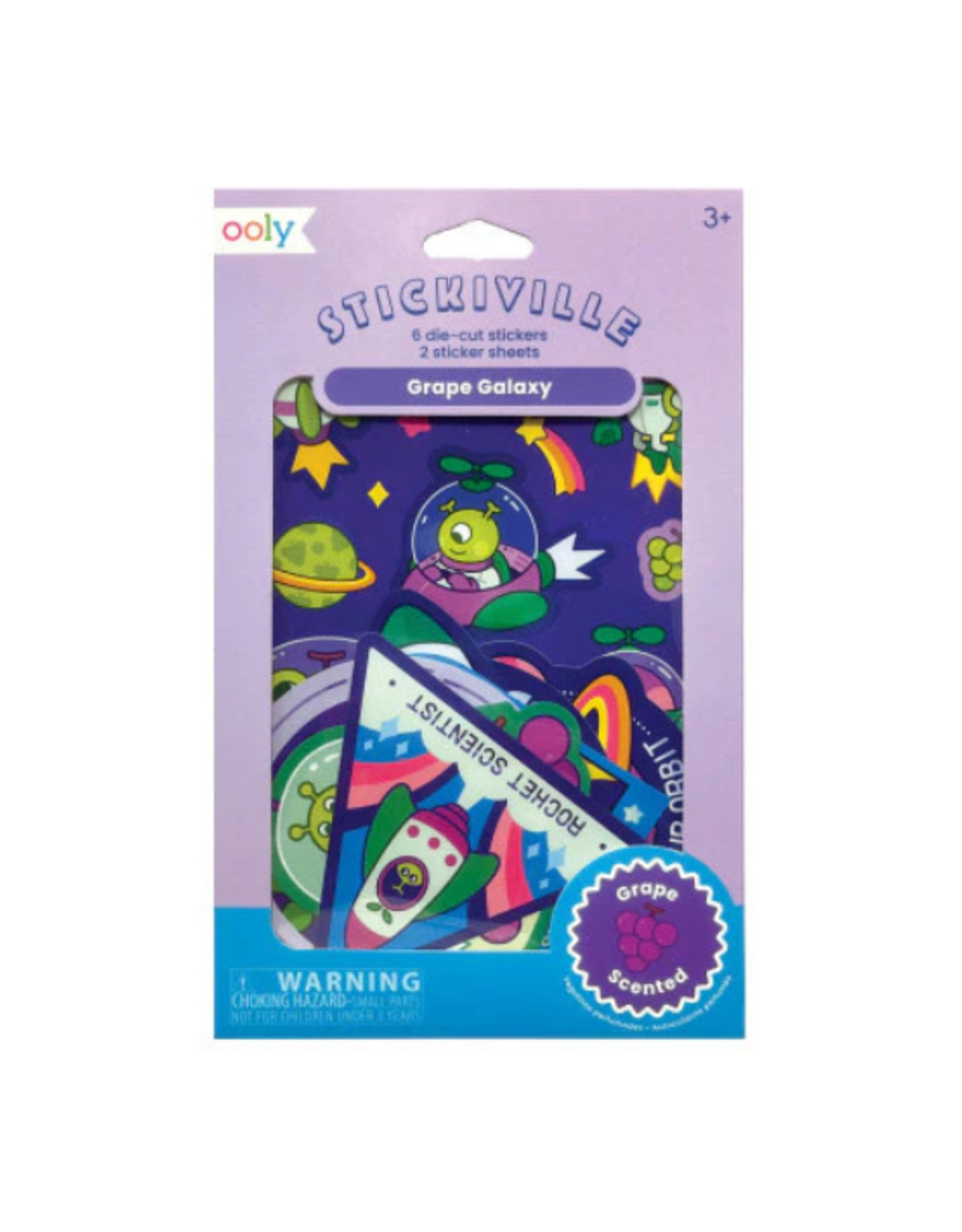 Ooly Ooly - Stickiville -Galaxy Grapes - Scented