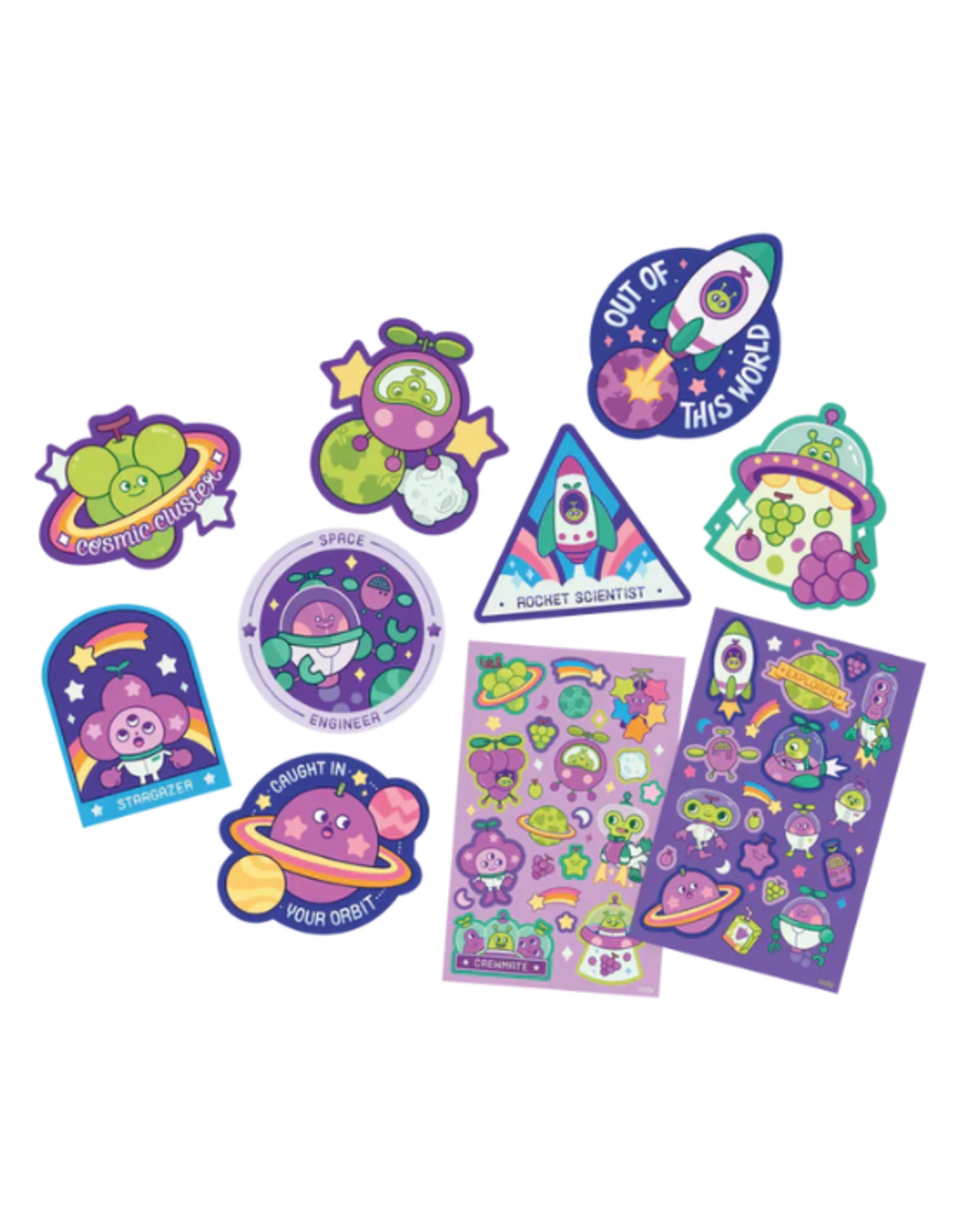 Ooly Ooly - Stickiville -Galaxy Grapes - Scented