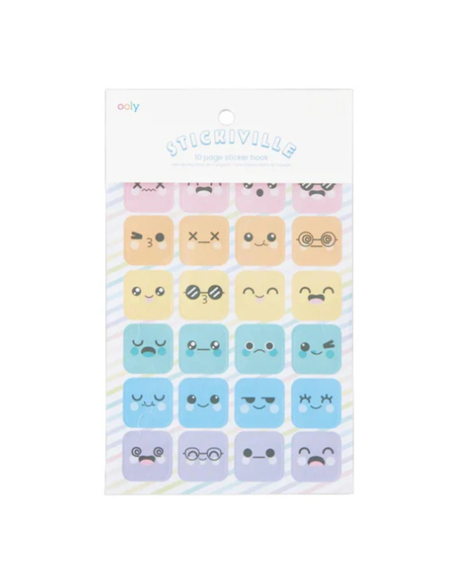 Ooly Ooly - Stickiville Book - Cute Expressions