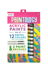 Ooly Ooly - Paintology - Acrylic Paints + Brushes Pastel Colors