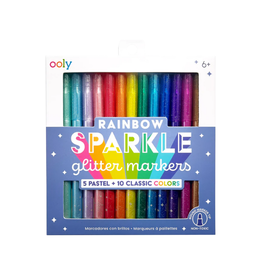 Ooly Rainbow  Sparkle Glitter Markers Set of 15