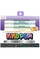 Ooly Ooly - Vivid Pop! Water-Based Paint Markers Metallic