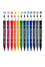 Ooly Ooly - Calligraphy Duo Markers Set of 12