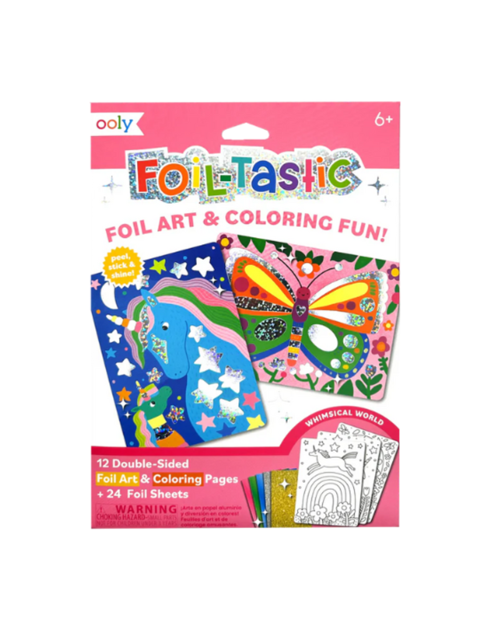 Ooly Ooly - Foil-Tastic Art Kit Whimsical World