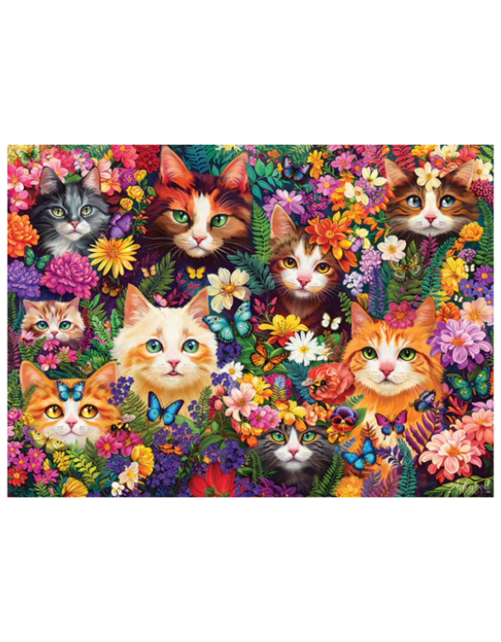 Cobble Hill Cobble Hill - 1000pcs - Blooming Whiskers