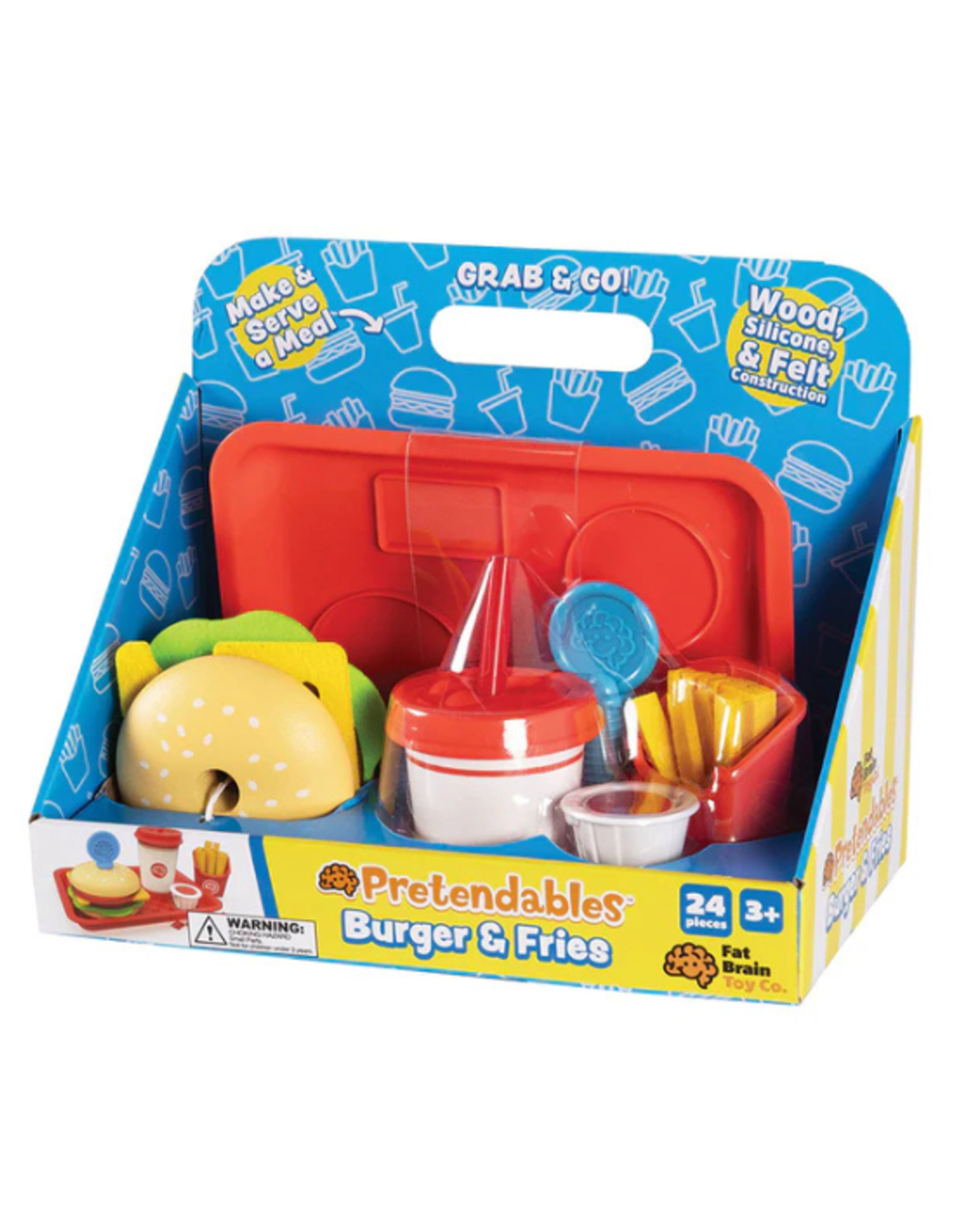 Fat Brain Toy Co. Fat Brain Toy - Pretendables Burger and Fries