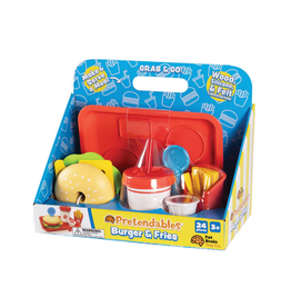 Fat Brain Toy Co. Pretendables Burger and Fries