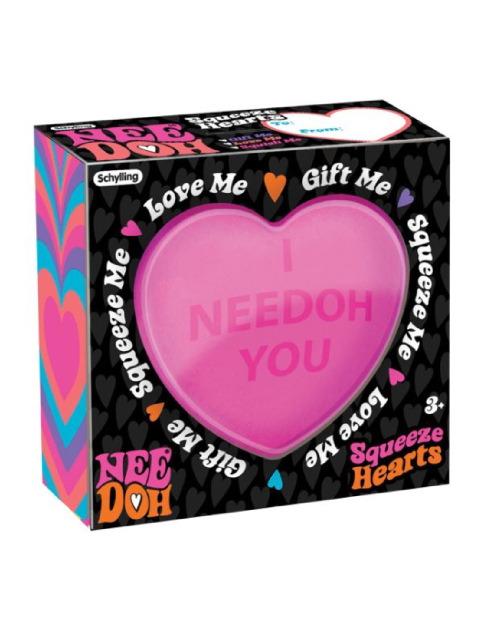 Schylling Nee Doh - Color Change Squeeze Heart