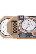 Rustik - 3in1 Deluxe Crokinole Chess & Checkers