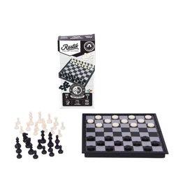 Foldable Magnetic Chess & Checkers