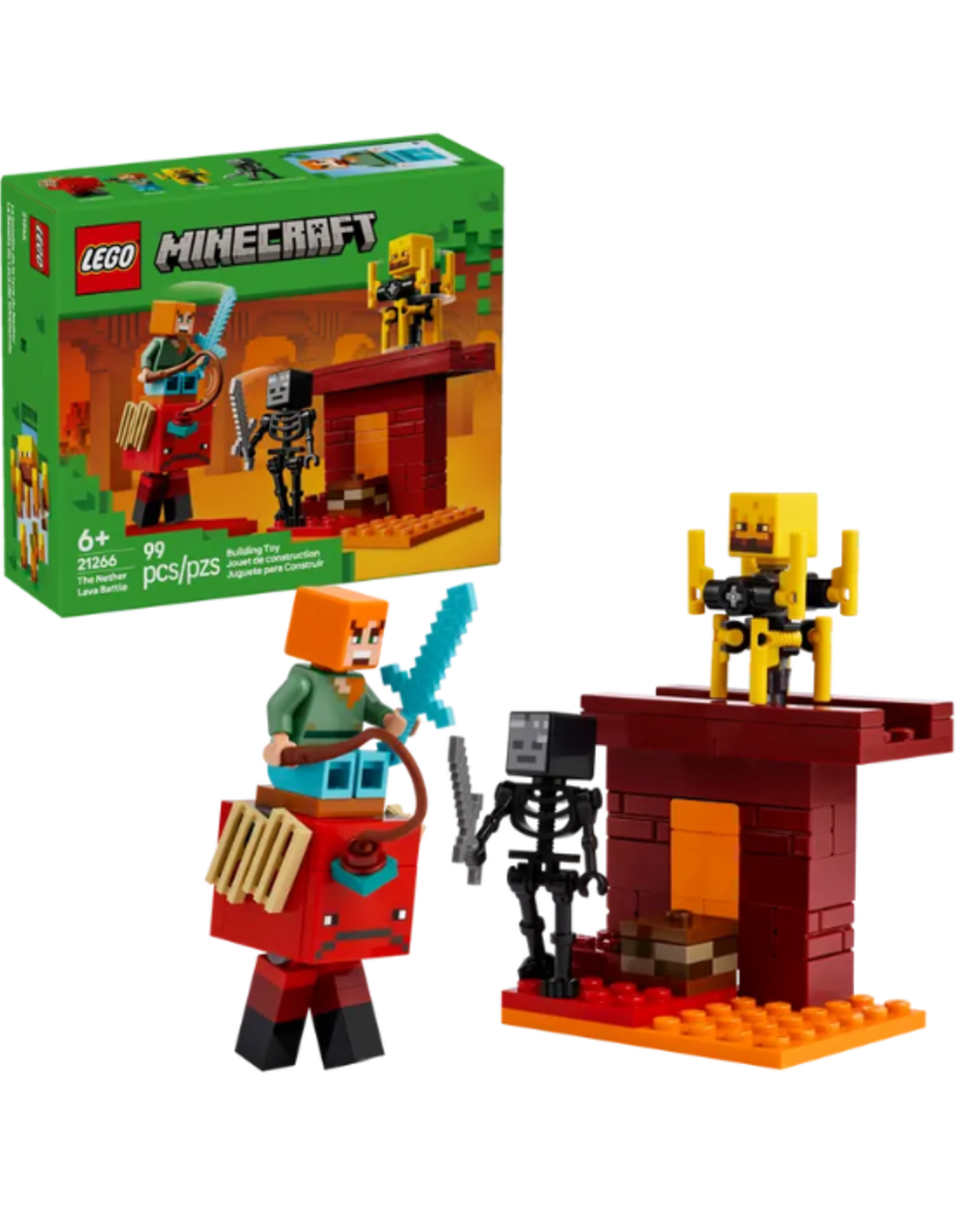 Lego Lego - Minecraft - 21266 - The Nether Lava Battle