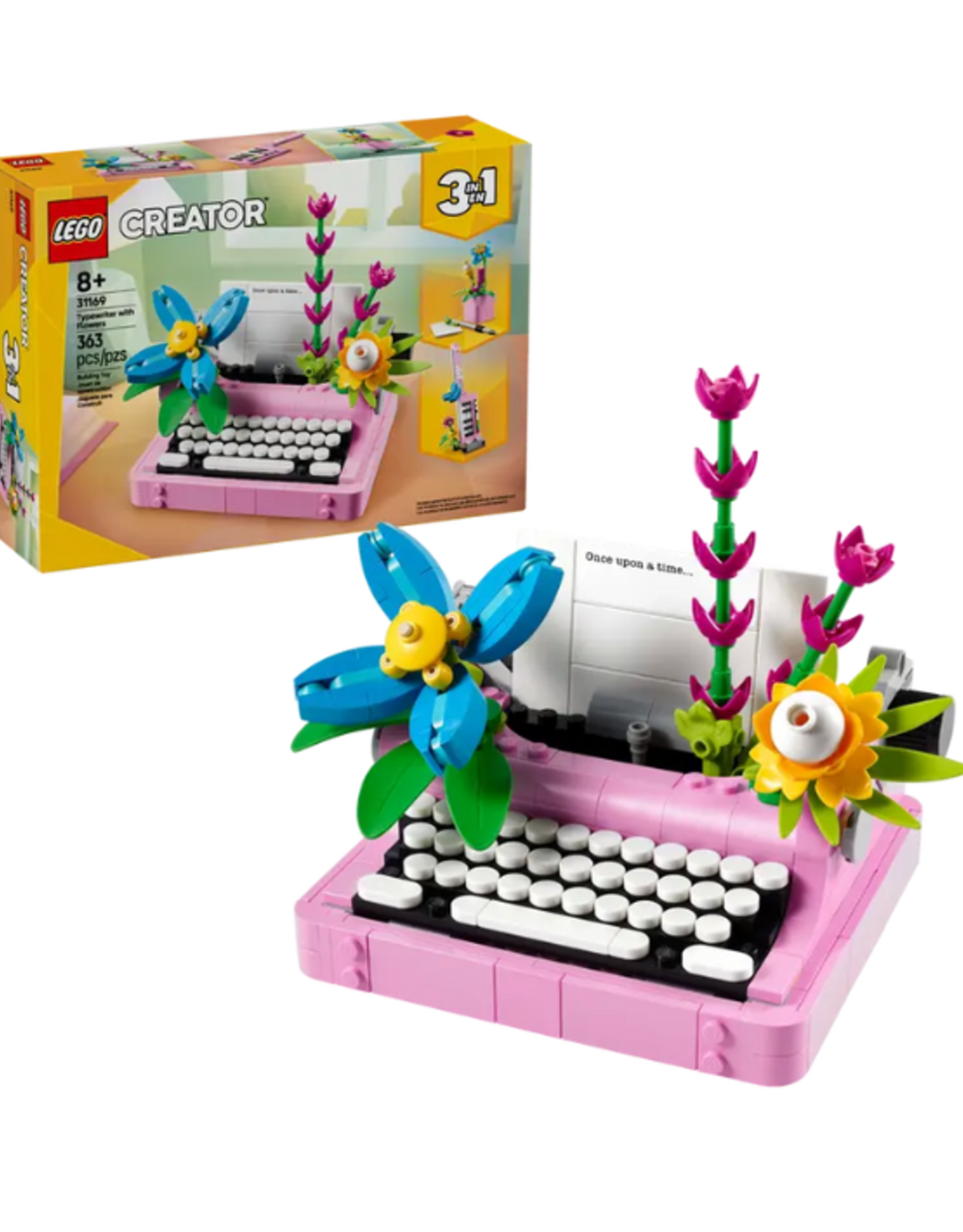 Lego Lego - Creator 3in1 - 31169 - Typewriter with Flowers