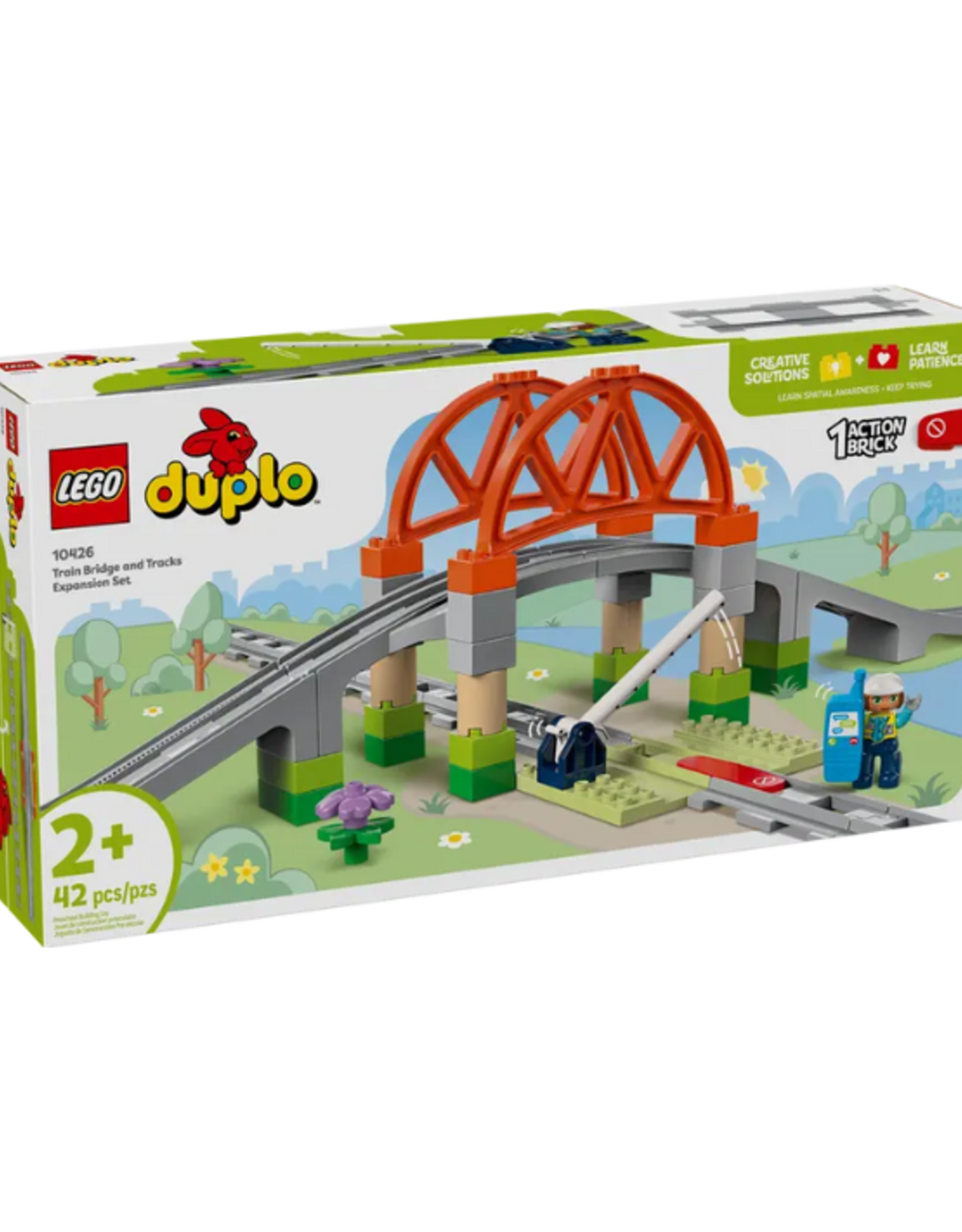 Lego Lego - Duplo - 10426 - Train Bridge and Tracks Expansion Set