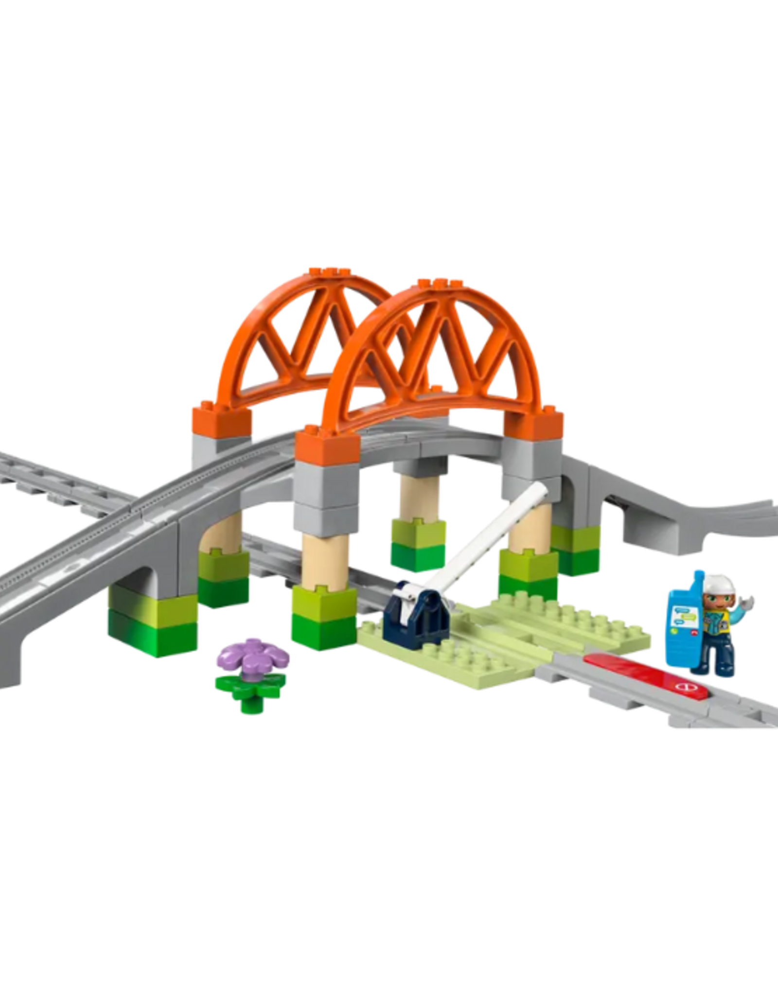 Lego Lego - Duplo - 10426 - Train Bridge and Tracks Expansion Set