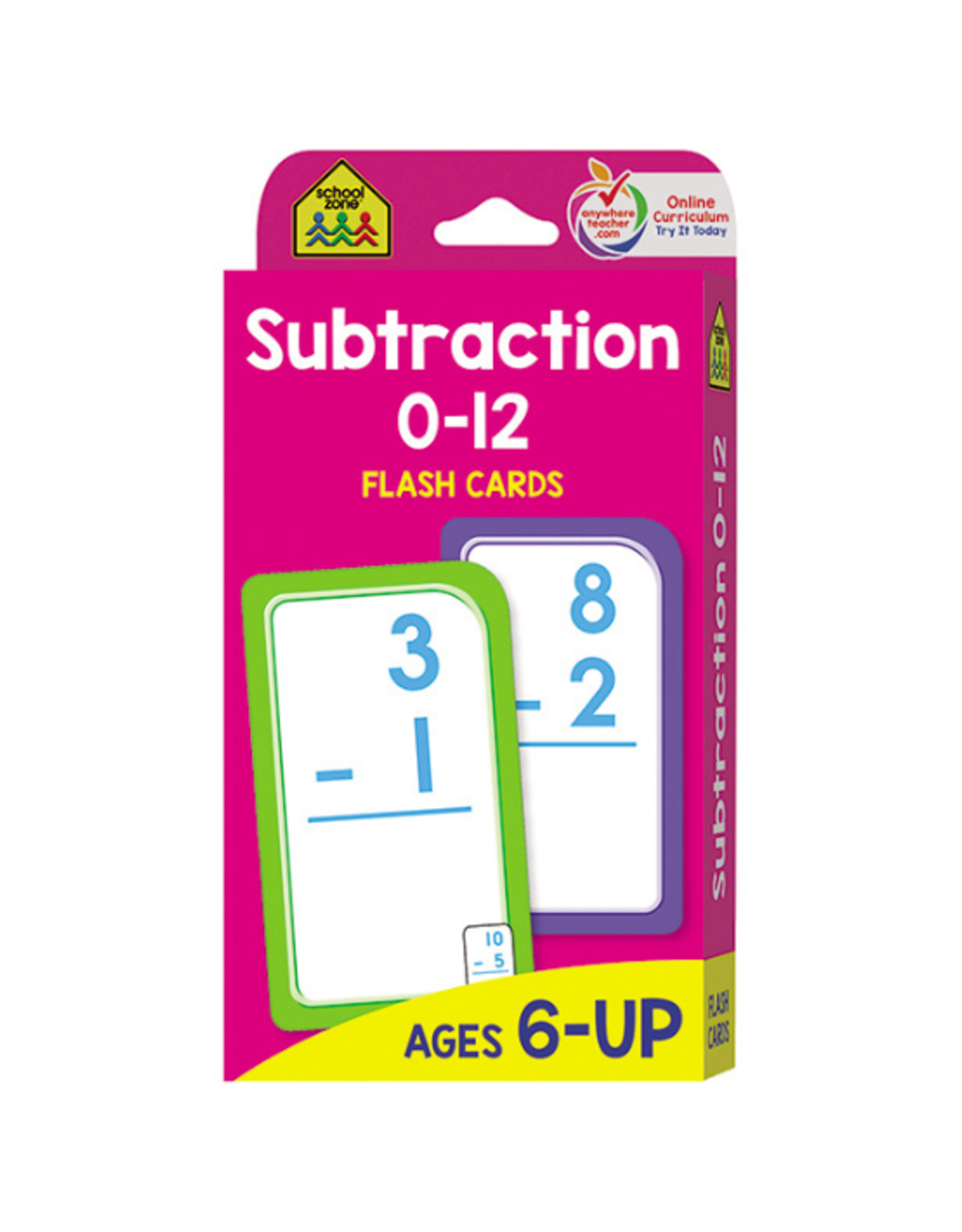School Zone - Subtraction Flash Cards