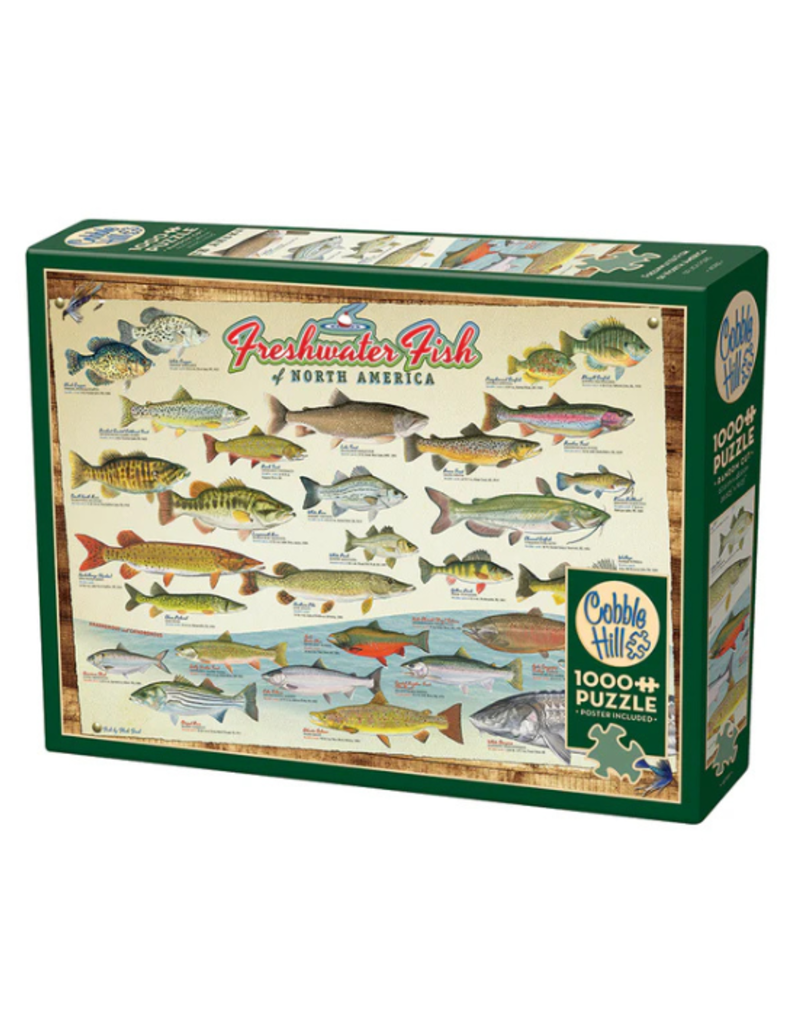 Cobble Hill Cobble Hill - 1000pcs - Freshwater Fish of North America
