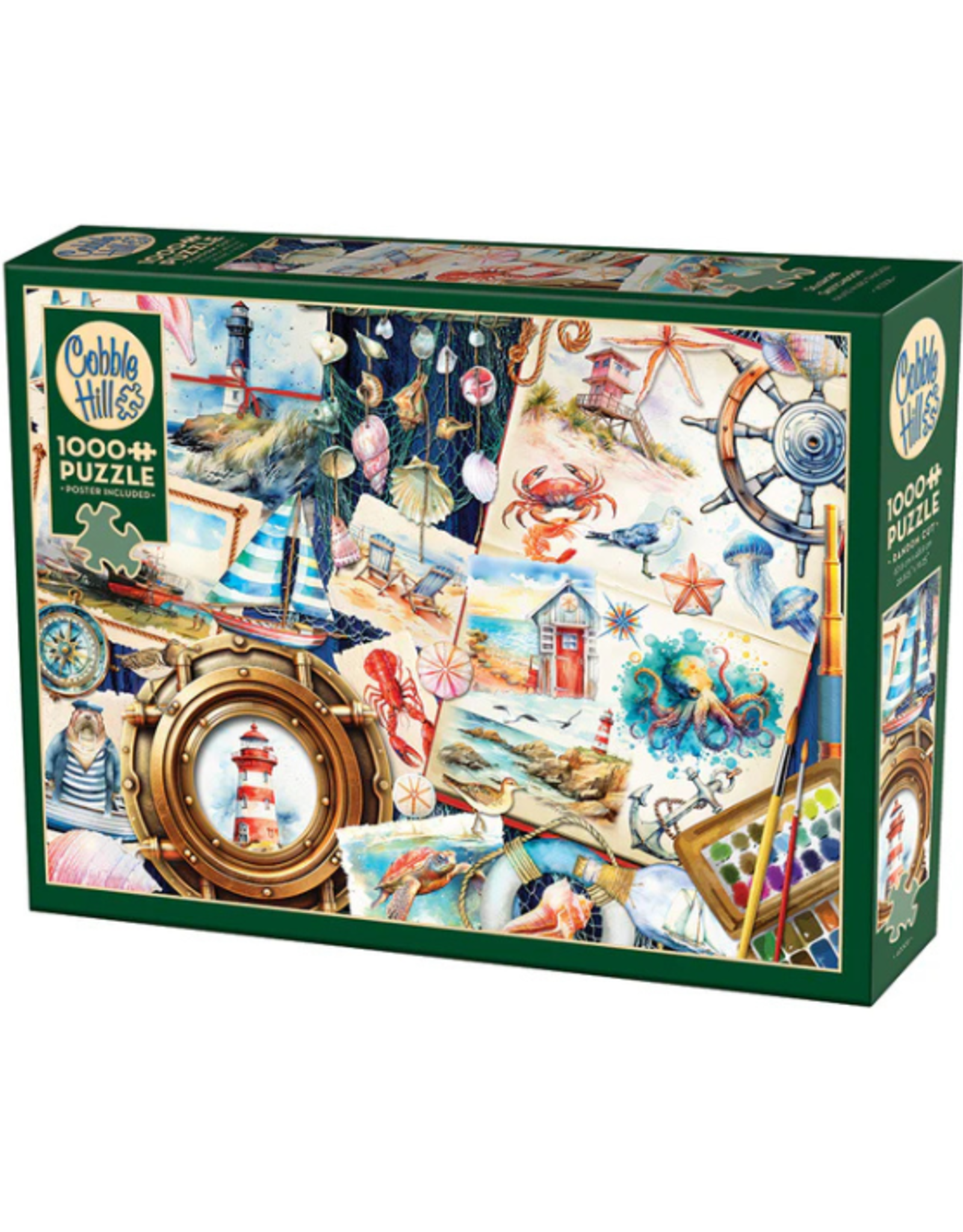 Cobble Hill Cobble Hill - 1000pcs - Seashore Sketchbook