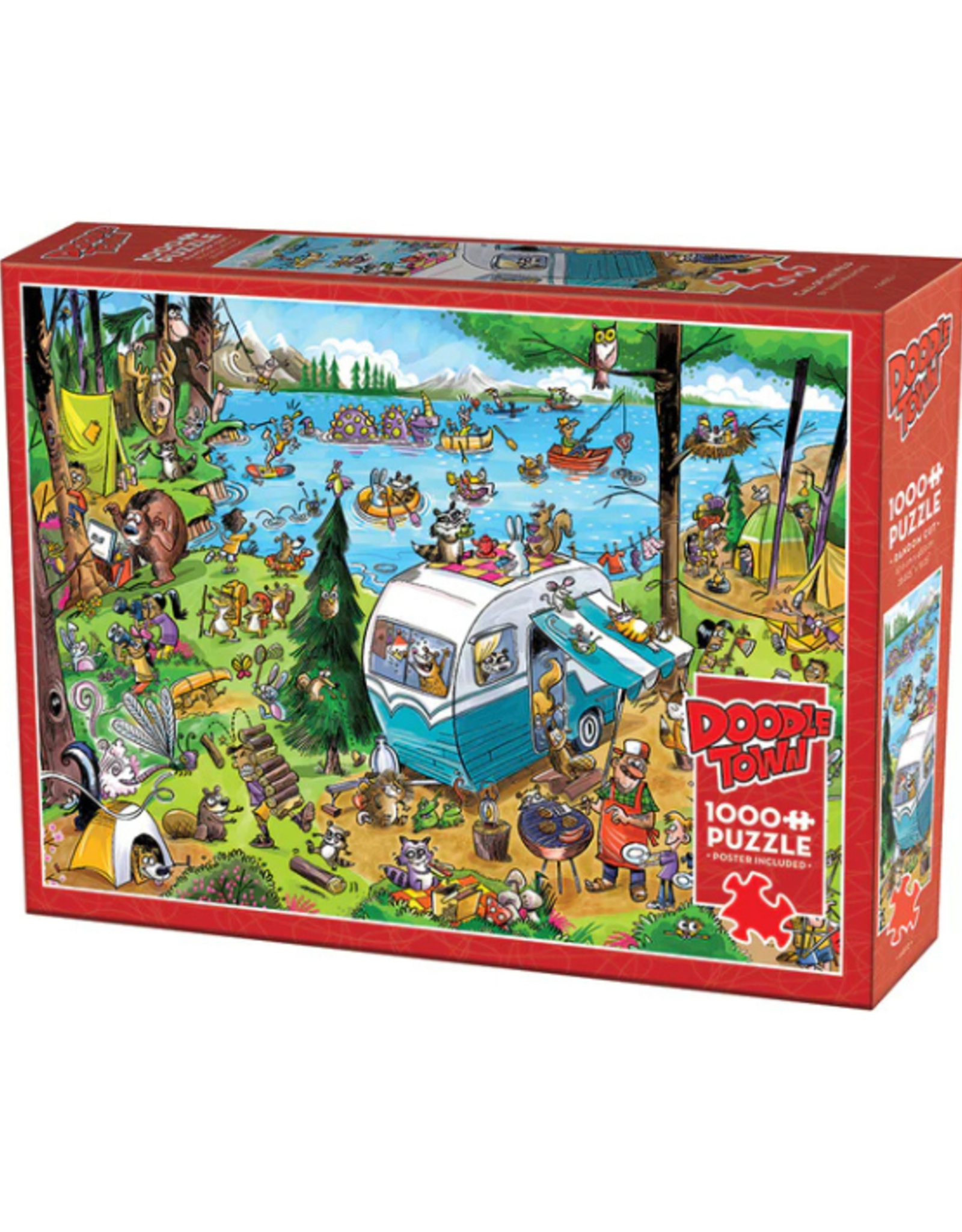 Cobble Hill Cobble Hill - 1000pcs - DoodleTown: Call of the Wild