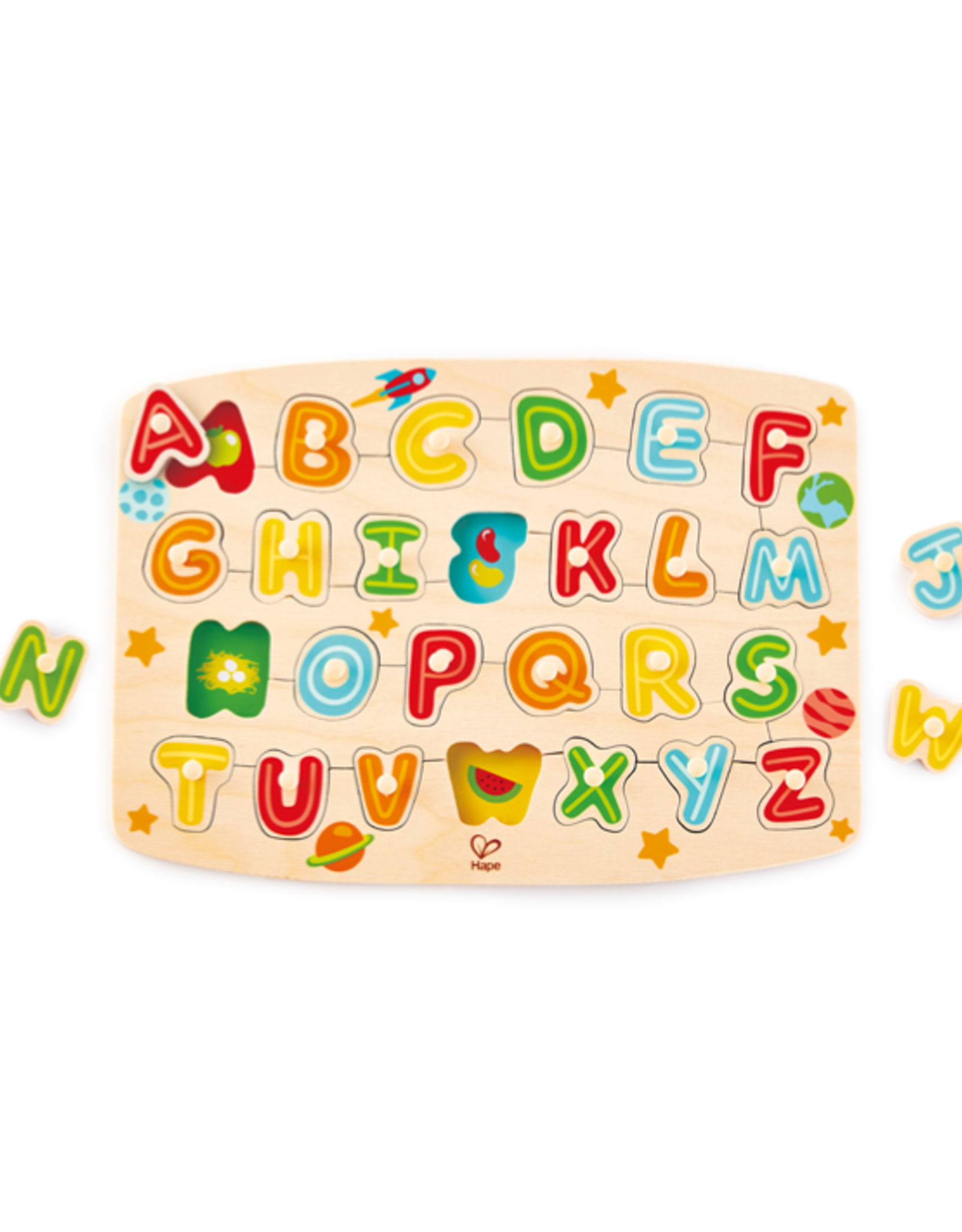 Hape Hape - Alphabet Peg Puzzle