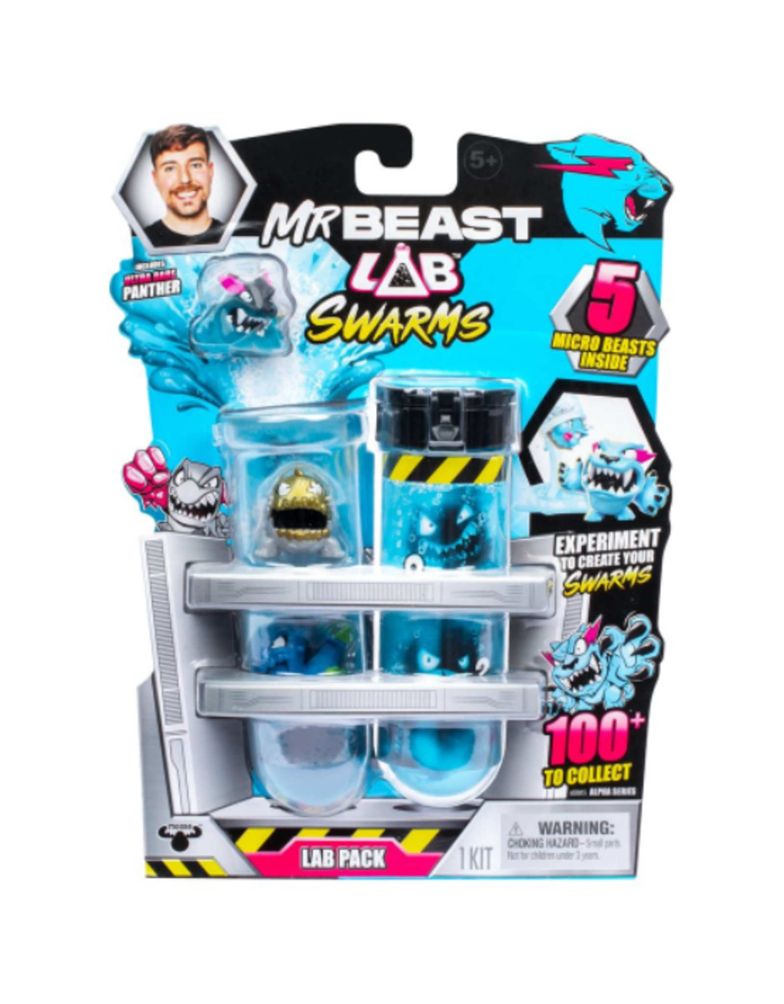 Moose Toys - Mr. Beast 5pk Biomites Lab