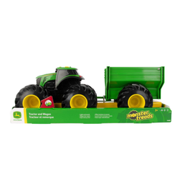 Monster Threads Tractor & Wagon W/ Lights & Sounds