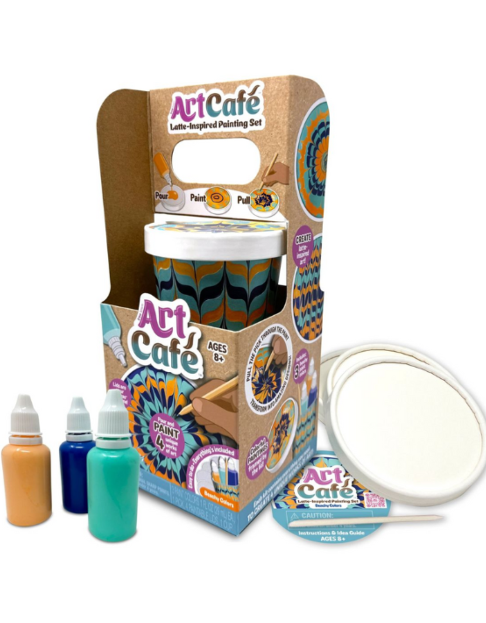 Tree Town - Art Cafe Beachy Colors