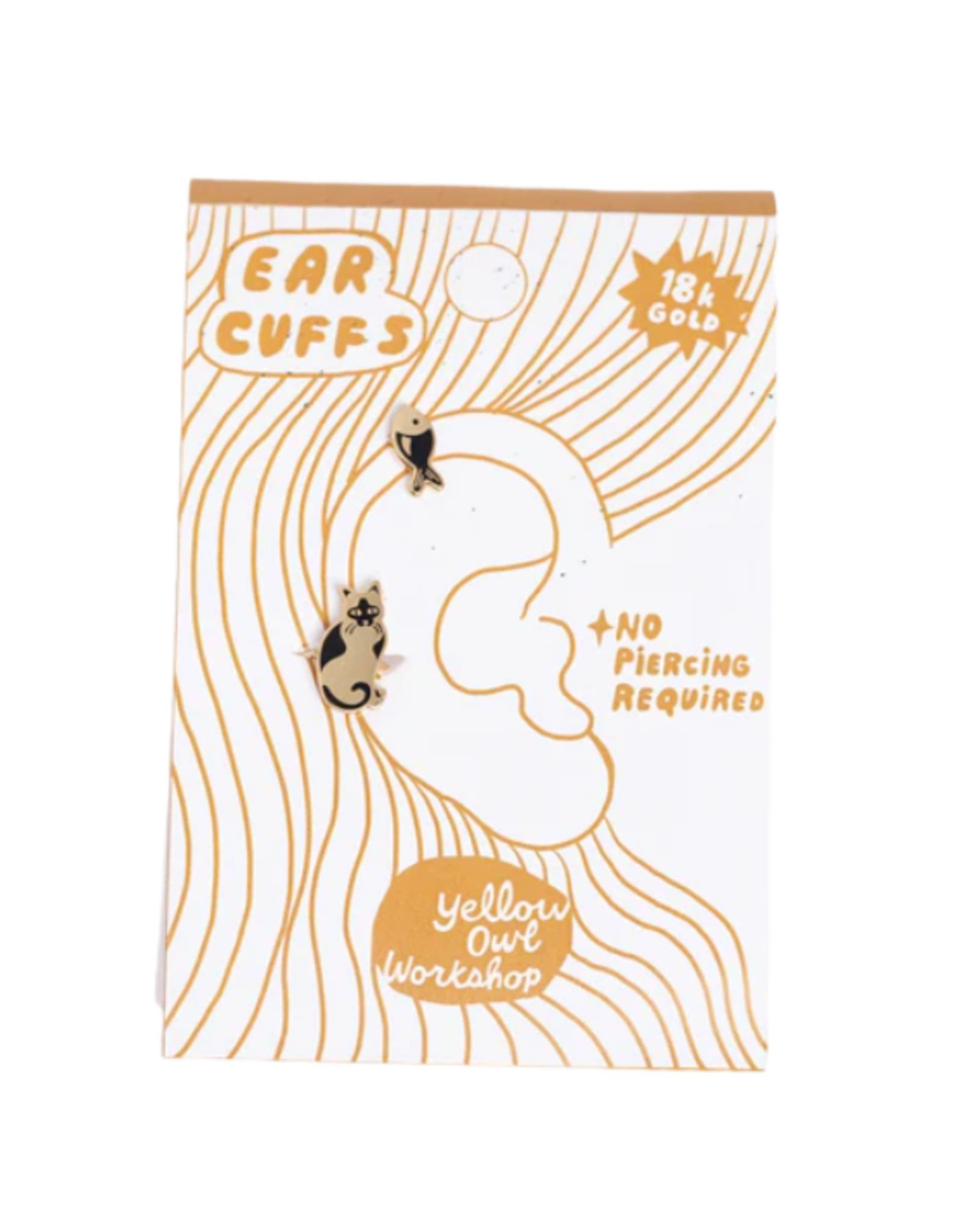 Yellow Owl Workshop Yellow Owl Workshop - Cat & Fish Ear Cuffs