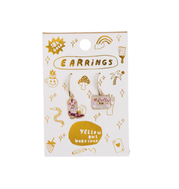 Yellow Owl Workshop Boot & Country Cassette Drop Earrings