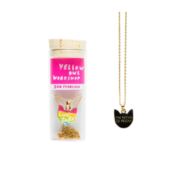 Yellow Owl Workshop Cat Lady Double Sided Pendant Necklace