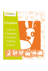 Avenue Mandarine Avenue Mandarine - 6 Farm Animal Stencils