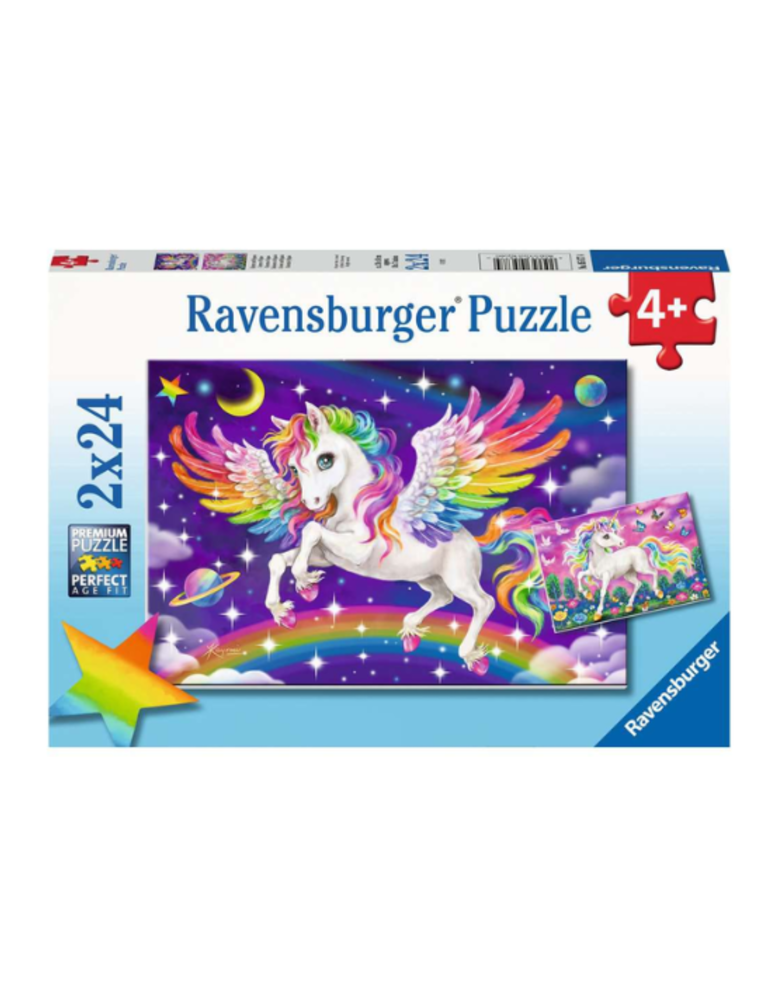 Ravensburger Ravensburger - 4+ - 2x24 - Unicorn and Pegasus