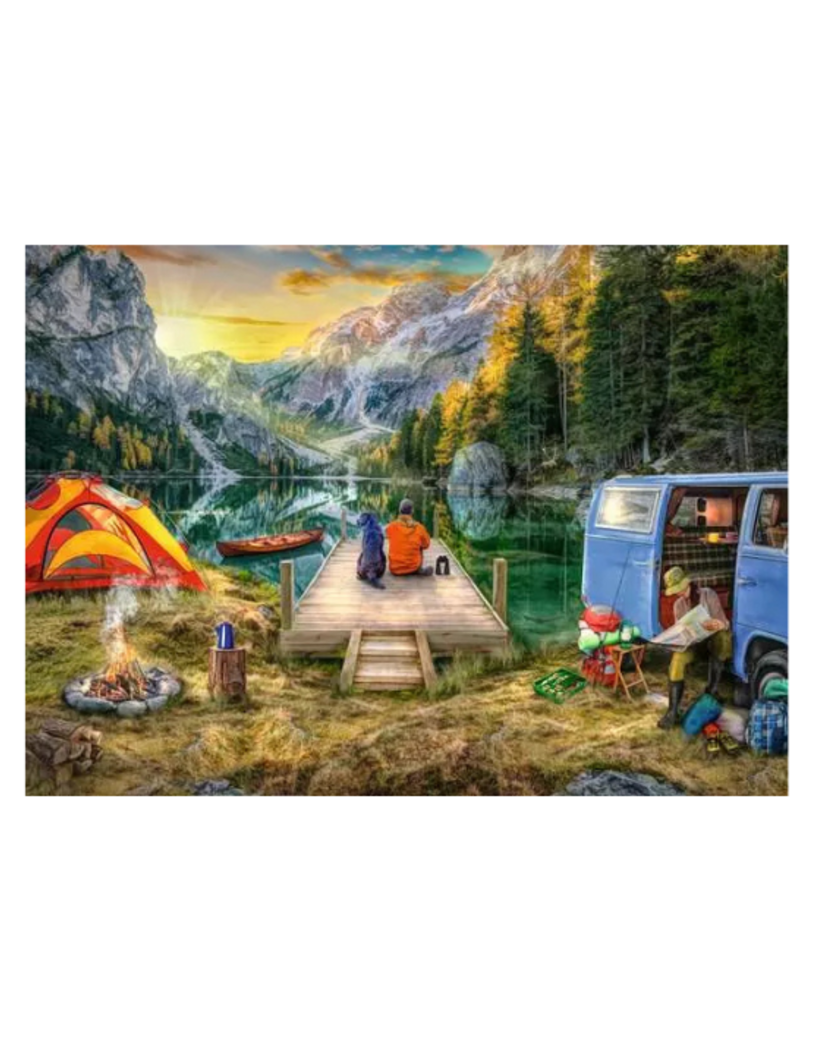 Ravensburger Ravensburger - 1000pcs - Calm Campsite