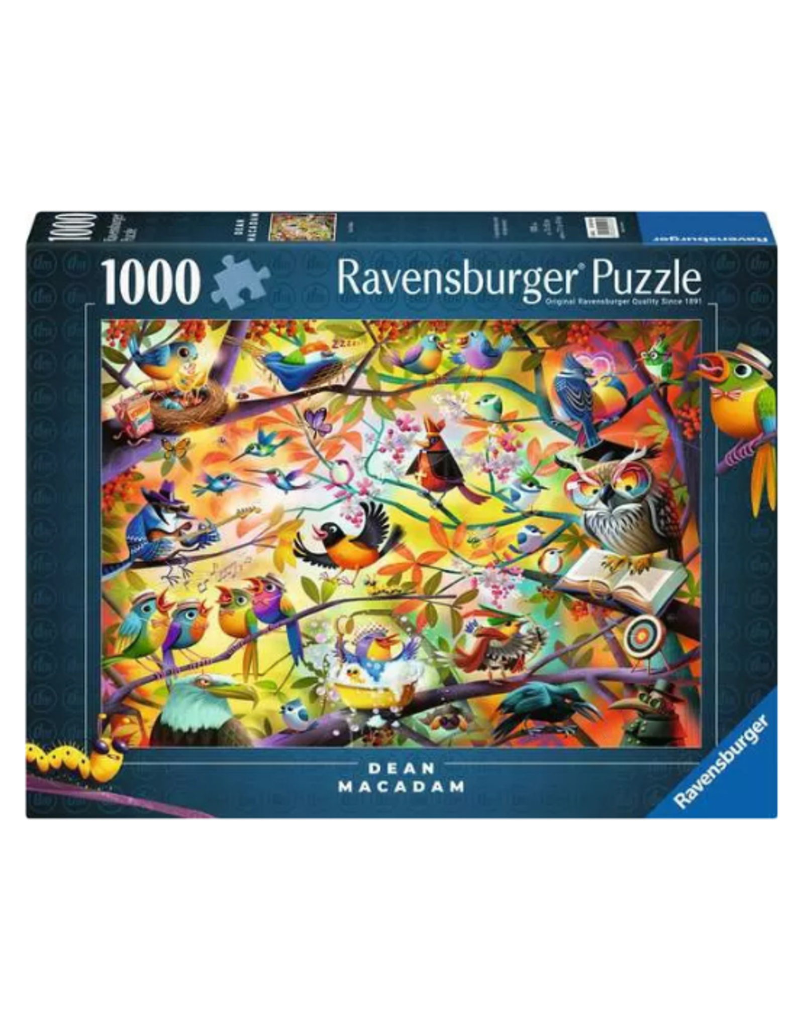 Ravensburger Ravensburger - 1000pcs - Dean MacAdam's Busy Birdies