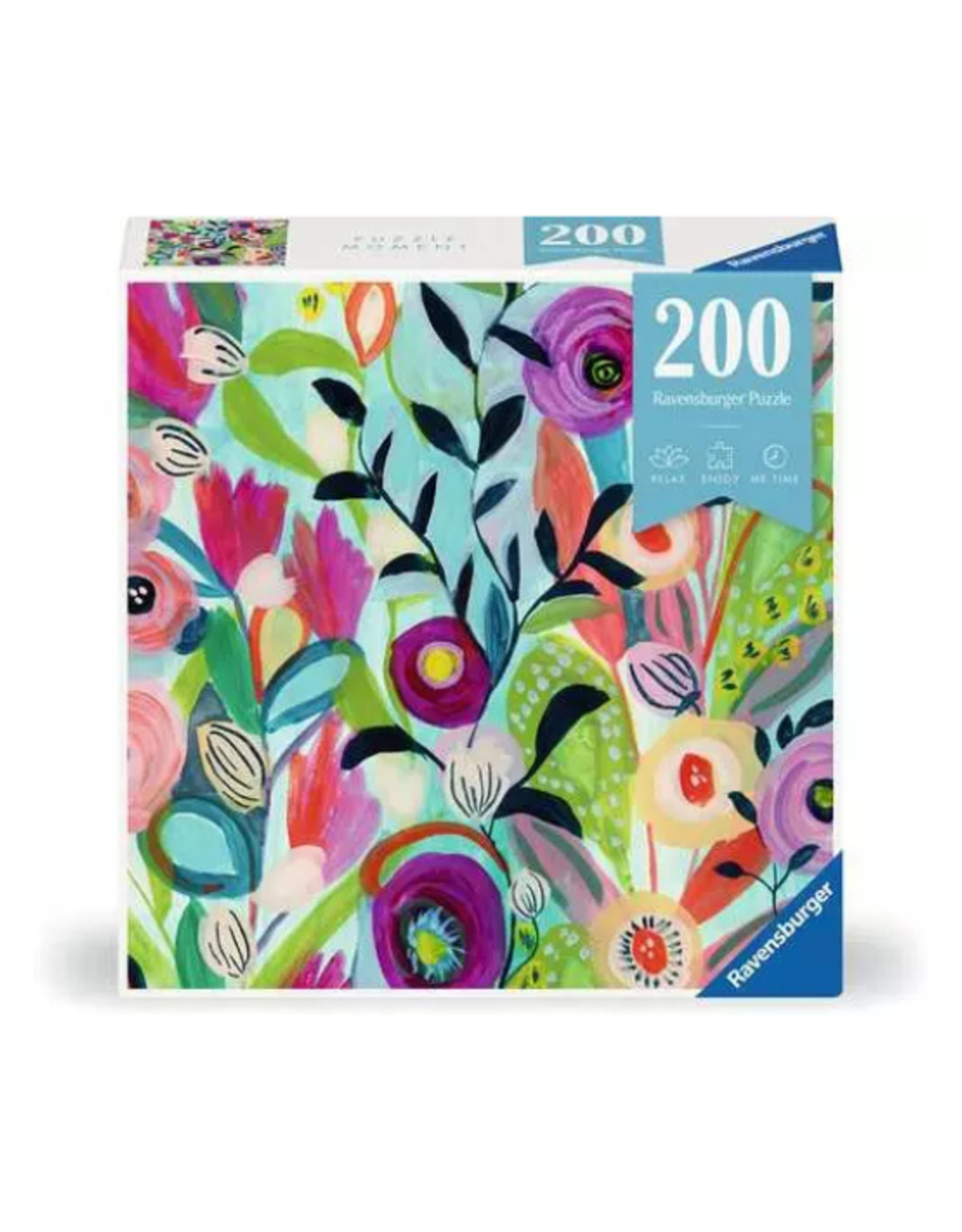 Ravensburger Ravensburger - 200pcs - Puzzle Moments: Watercolor Bouquet