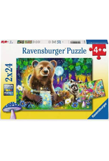 Ravensburger Ravensburger - 4+ - 2x24 - Lovable Woodland Friends