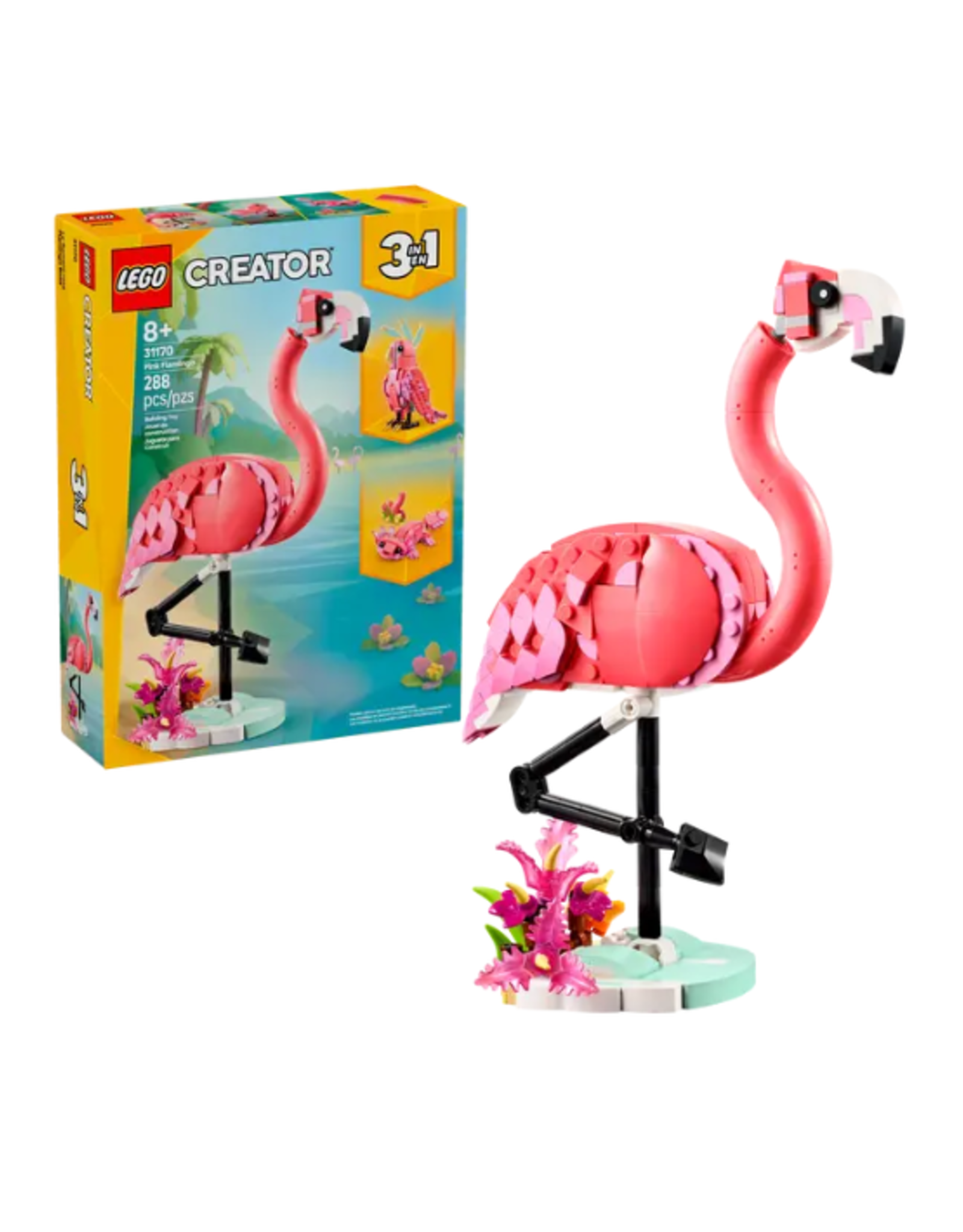 Lego Lego - Creator 3in1 - 31170 - Wild Animals: Pink Flamingo