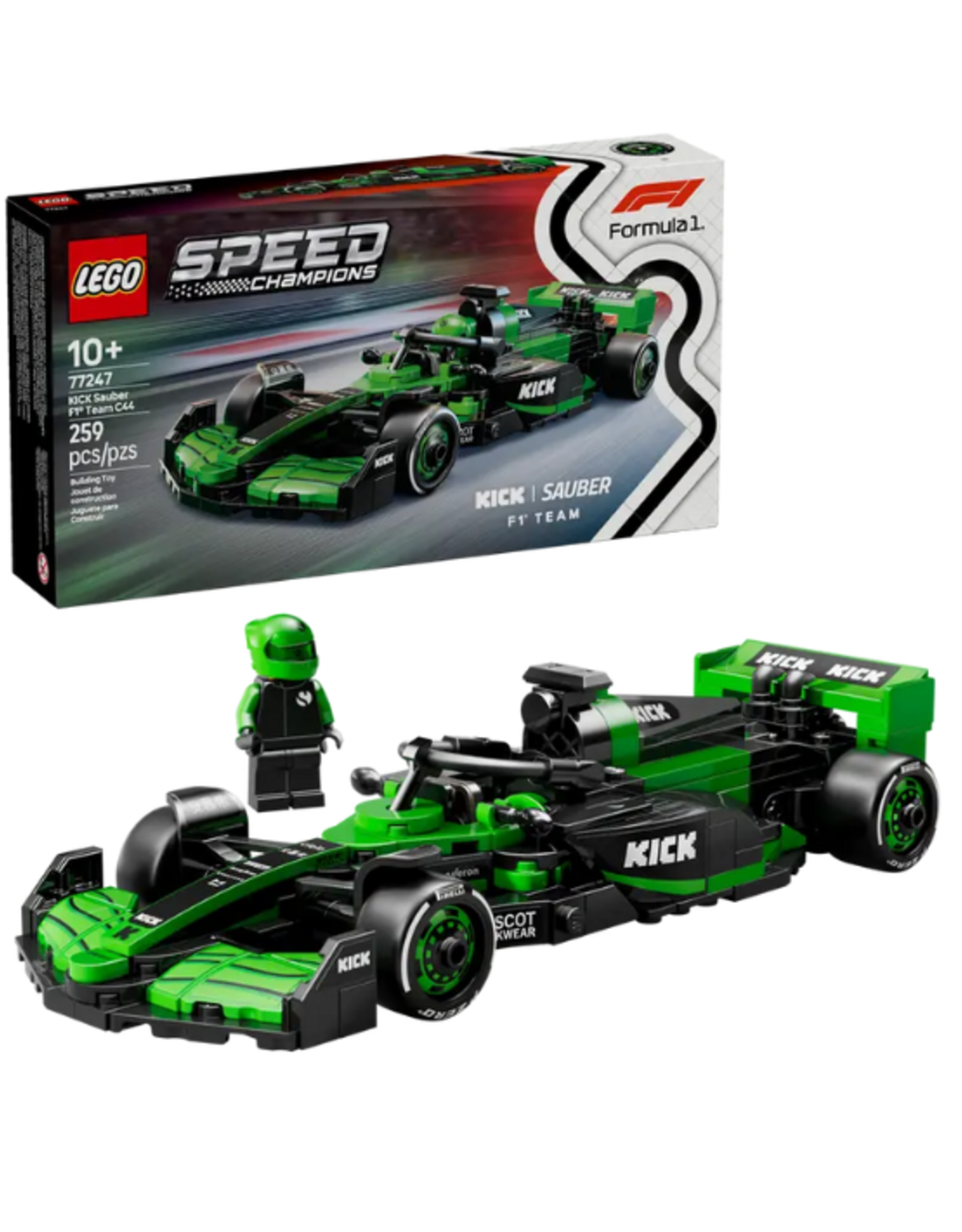 Lego Lego - Speed Champions - 77247 - KICK Sauber F1® Team C44 Race Car