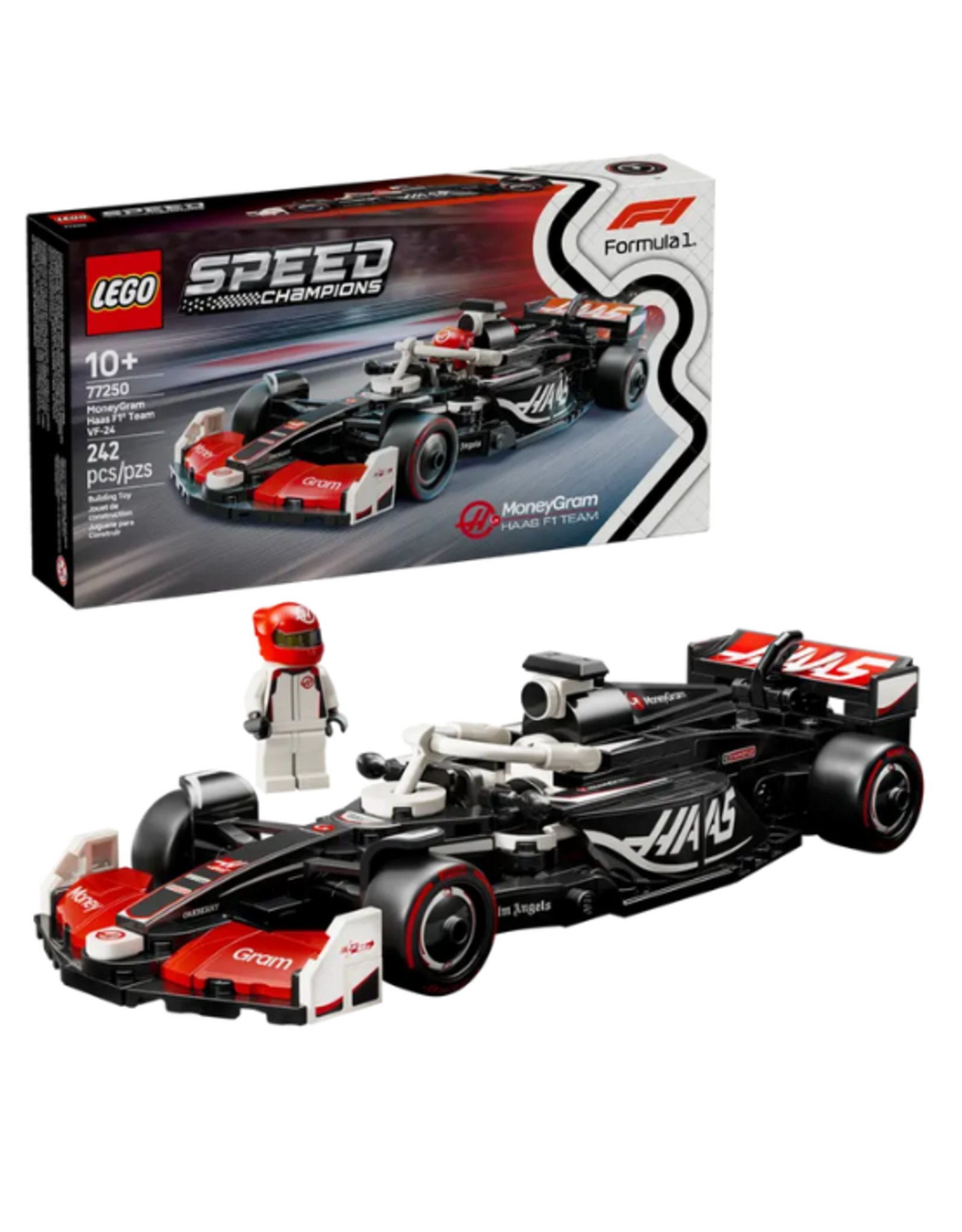 Lego Lego - Speed Champions - 77250 - MoneyGram Haas F1® Team VF-24 Race Car