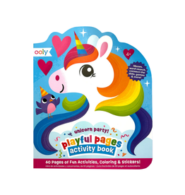 Ooly Playful Pages Activity Book Unicorn Party!