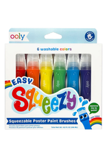 Ooly Ooly - Easy Squeezy Squeezable Poster Paint Brushes Set of 6