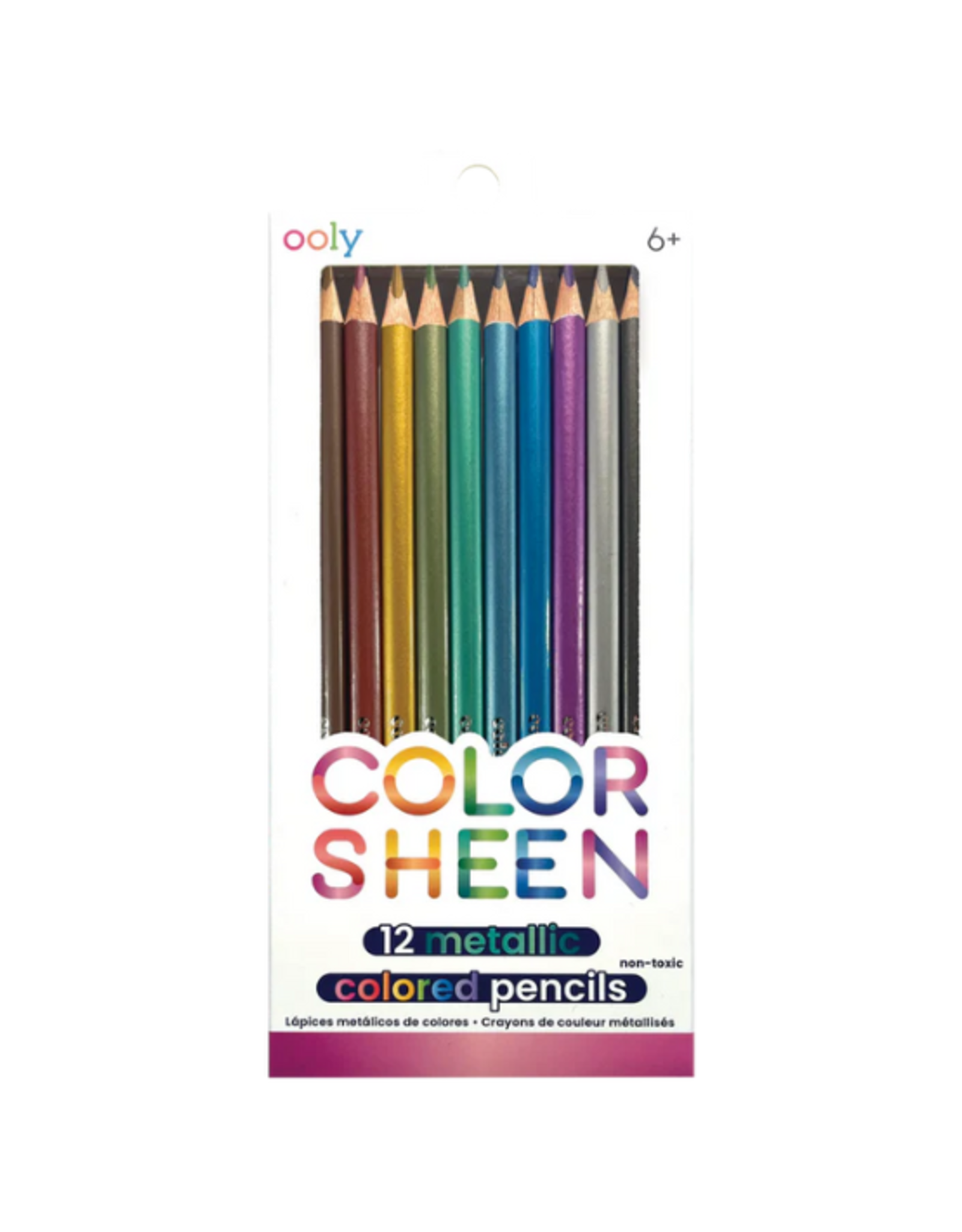 Ooly Ooly - Color Sheen Metallic Colored Pencils Set of 12