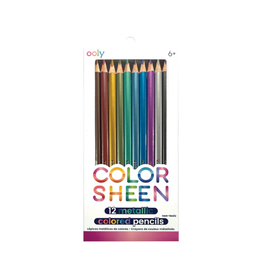 Ooly Color Sheen Metallic Colored Pencils Set of 12