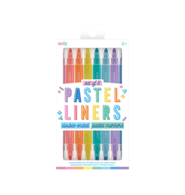 Ooly Pastel Liners Dual Tip Markers