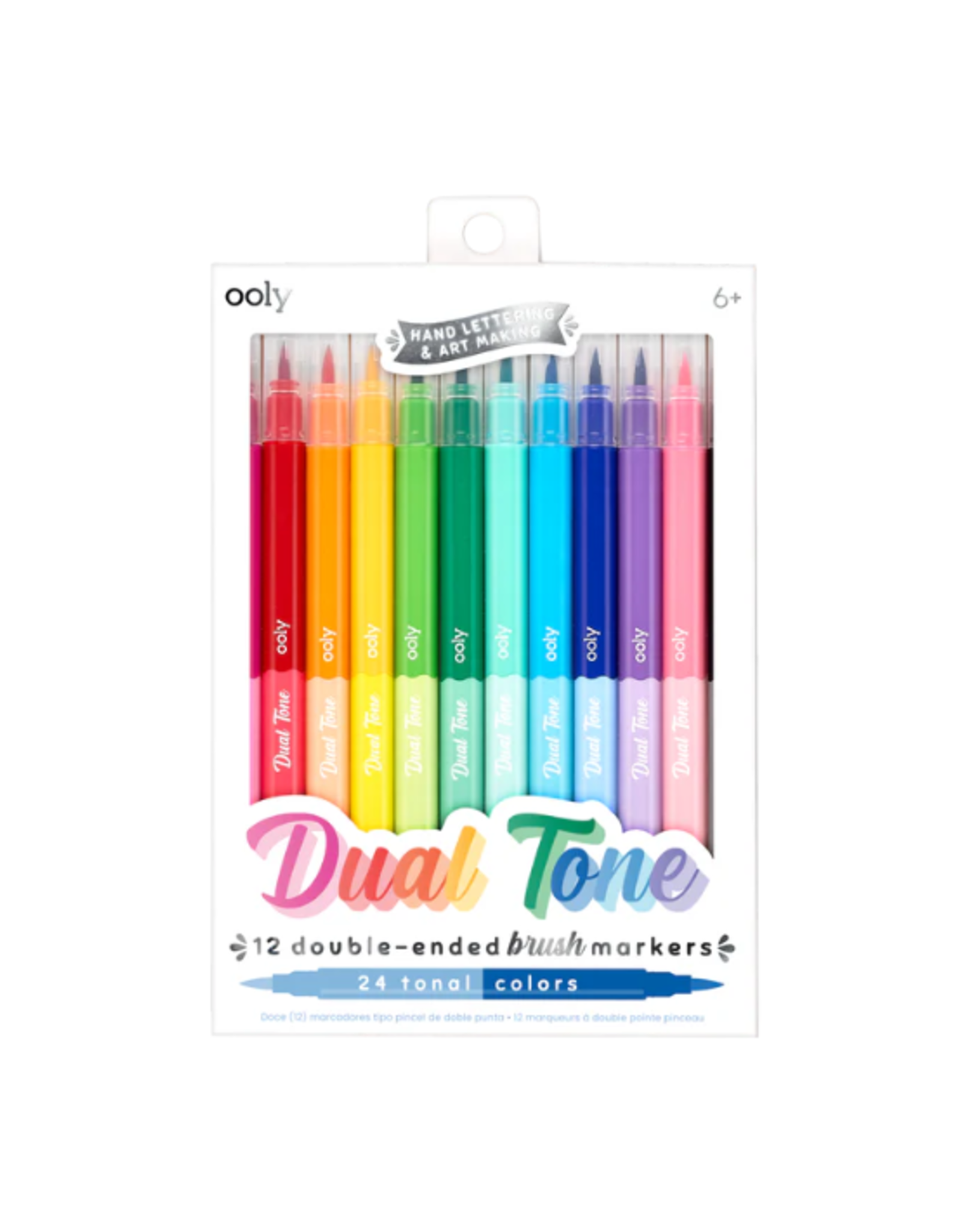 Ooly Ooly - Dual Tone Double Ended Brush Marker