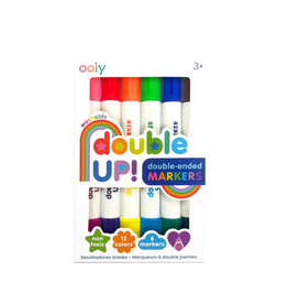 Ooly Double Up! Double-Ended Markers Set of 6