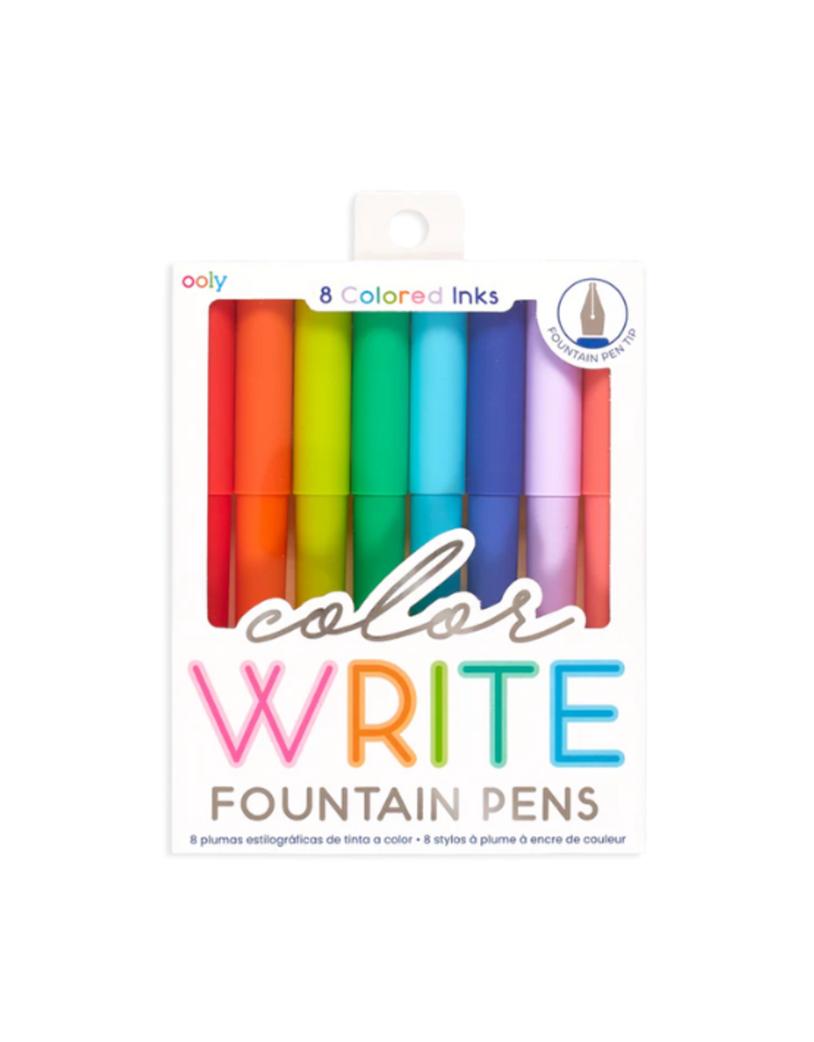 Ooly Ooly - Color Write Fountain Pens Set of 8