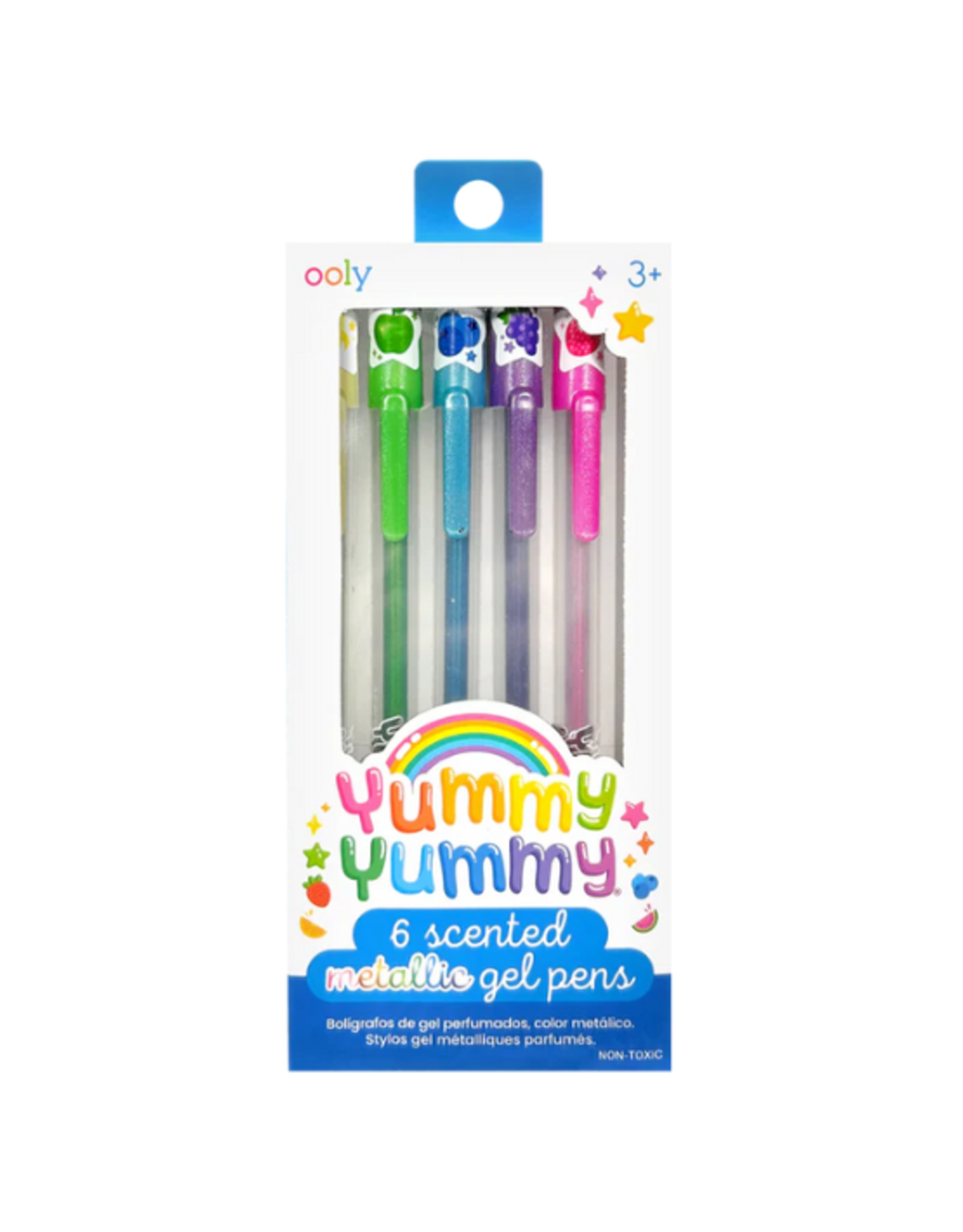 Ooly Ooly - Yummy Yummy Scented Gel Pens Metallic Set of 6