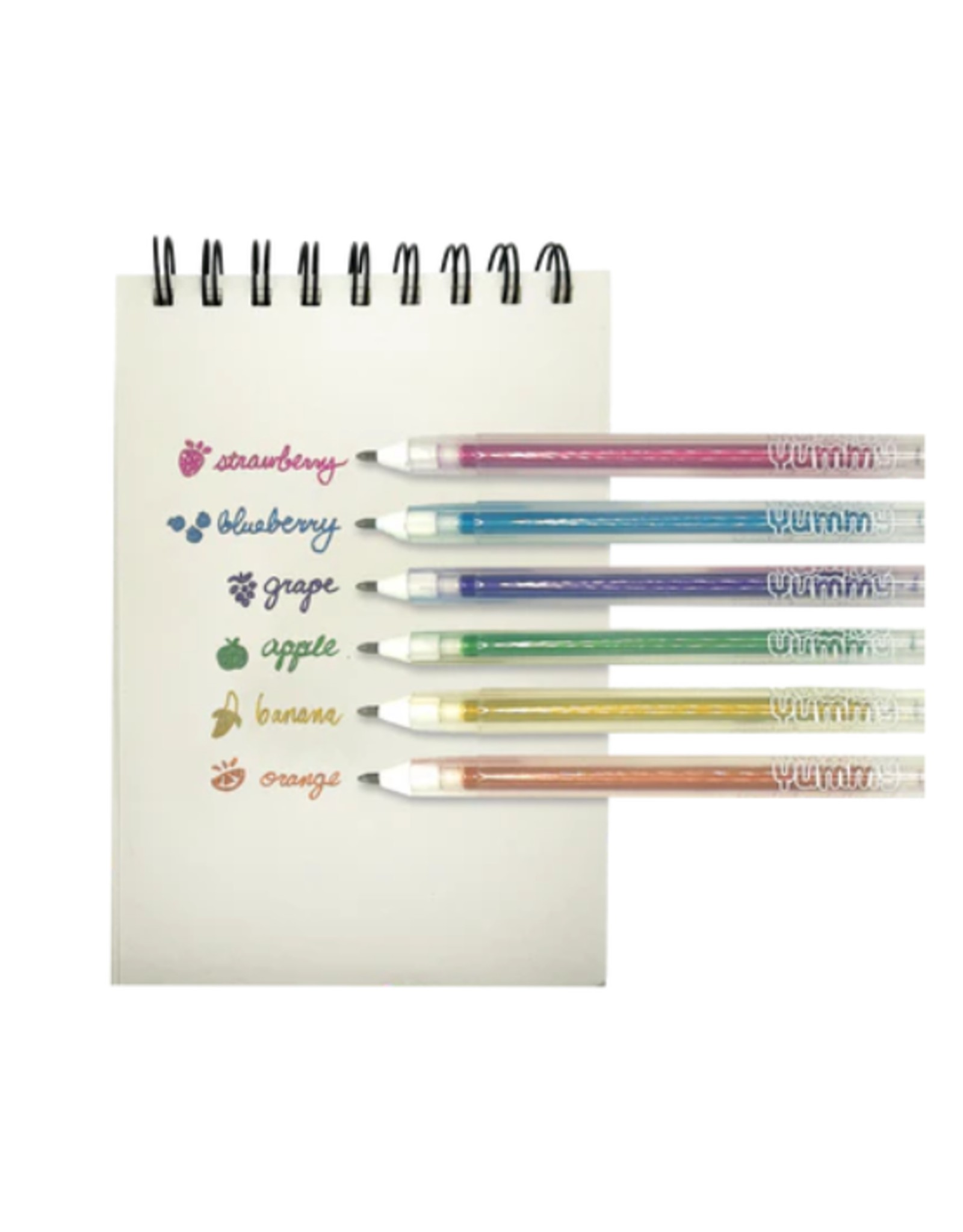 Ooly Ooly - Yummy Yummy Scented Gel Pens Metallic Set of 6