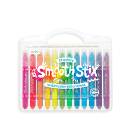 Ooly Smooth Stix Watercolor Gel Crayons Set of 24