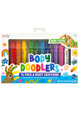 Ooly Ooly - Body Doodlers Face & Body Crayons Set of 12